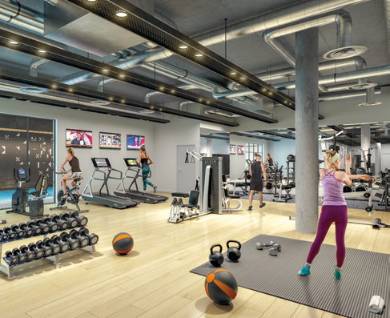 Woodberry Down Gym Interior
