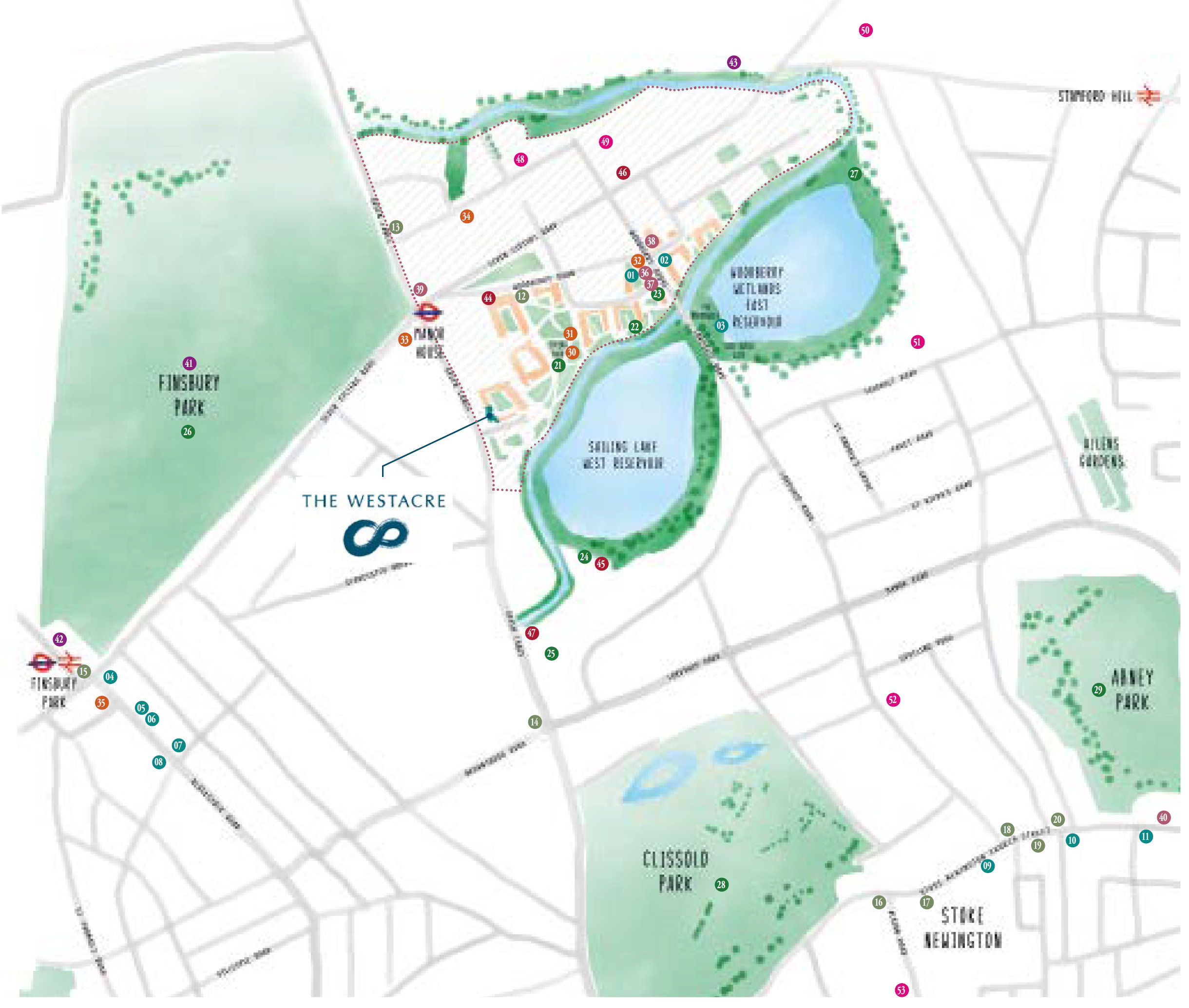 Woodberry Down – Site Plan